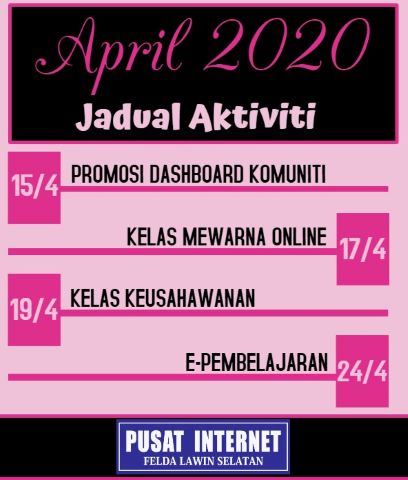 Jadual April 2020