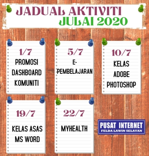 jadual julai